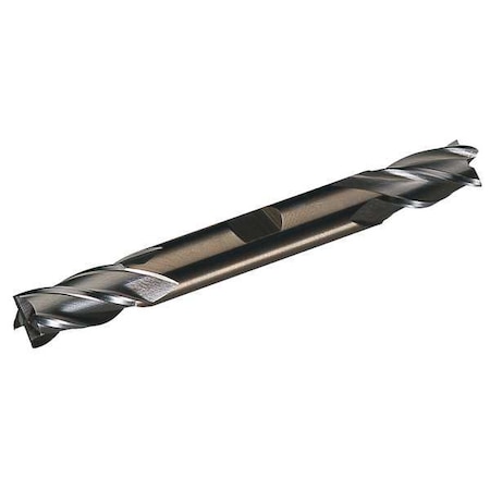 4-Flute HSS Miniature CenterCutting Square Double End MIll Cleveland HMD-4 Bright 3/32x3/16x0.1406x2 MPN:C41087