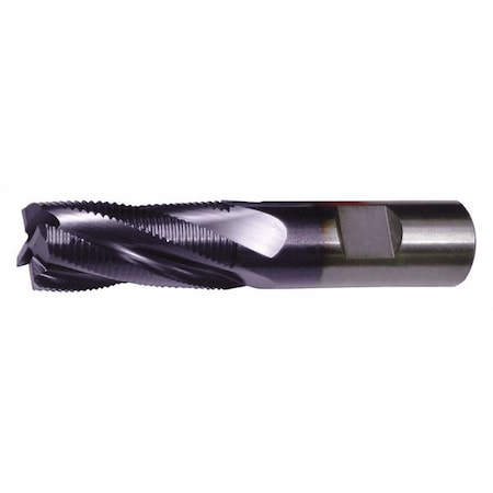 6-Flute PM+ HSS-E Square CC Single Fine Roughing End Mill CTD PMRF-C-TA TiAlN 1-1/4x1-1/4x4x6-1/2 MPN:C41186