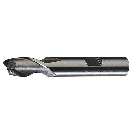 2-Flute HSS Square Single End Mill Cleveland HG-2 Bright 1