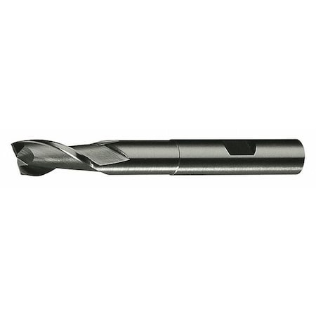 2-Flute HSS Extended Neck Square Single End Mill Cleveland HGN-2 Bright 1-1/4x1-1/4x3x7-1/4 MPN:C41799