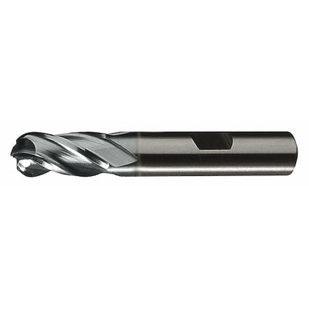 6-Flute Cobalt 8% Ball Nose Single End CenterCut Finisher CTD HGC-4B Bright 3/4x3/4x1-5/8x3-7/8 MPN:C42798