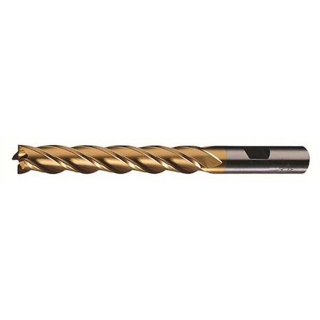 4-Flute Cobalt 8% Square Single End Multi-Flute CenterCut CTD HGC-4C-TN Bright 1/2x1/2x2x4 MPN:C42861