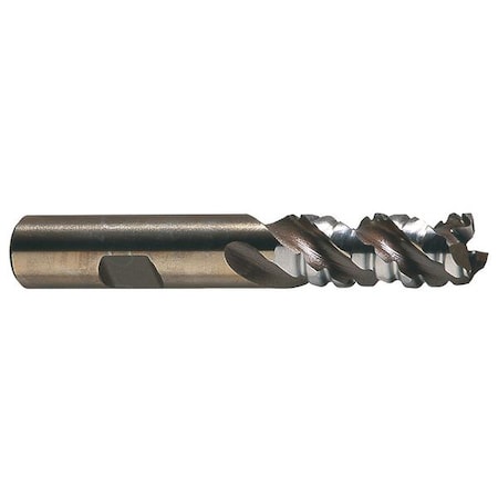 3-Flute PM+ HSS-E Square CC Special Profile Roughing EndMill CTD PM-538R Bright 1-1/2x1-1/4x6x8-1/2 MPN:C43253
