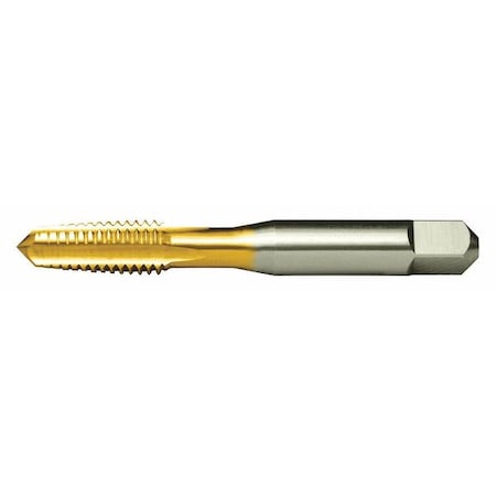 Straight Flute (Hand) Straight Flute Hand Tap, #8-32, Taper, UNC, High Speed Steel, 4 MPN:C54307