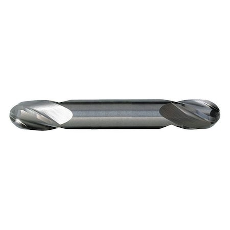 4-Flute Ball Nose GP End Mill CTD CEM-DE-4B Bright Carbide Square 4Flute 7/32