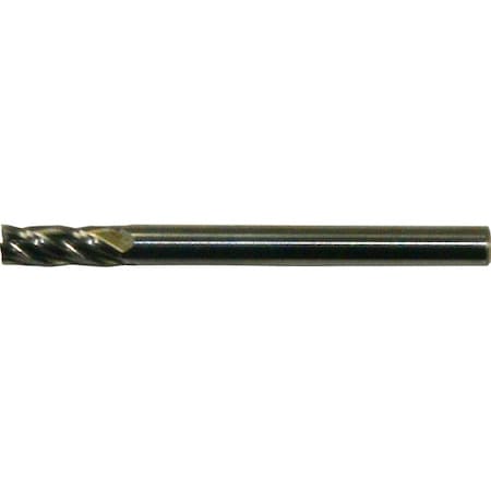 4-Flute Carbide Mini Square Single End Mill CTD CMCE-4 Bright 0.014x1/8x0.042x1-1/2 MPN:C76061