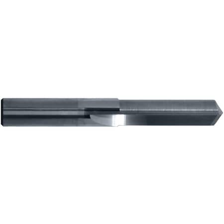 140 Degree Straight Flute Stub Length Drill Cleveland 1766 Bright Carbide RHC No 10 MPN:C89471