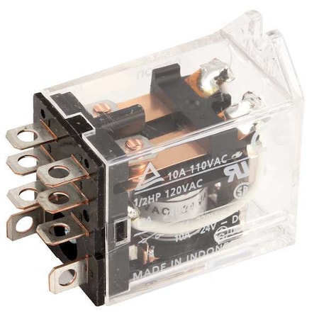 Relay, DPDT with Mtg, Tabs MPN:108285