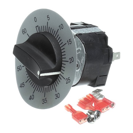 Timer Kit, 60 Minute, Black, Gray MPN:CLEFK20476