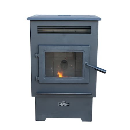 Pellet Stove, 1200 sq. ft, Medium, 60 lbs H MPN:PS60W-CIW