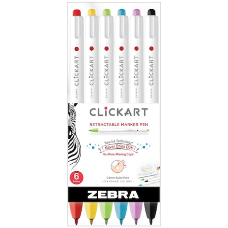 Retractable Marker Pen, 0.6 mm MPN:69006