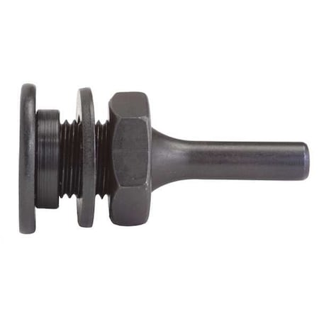Flat Head Wheel Arbor, 1/4 in Shank MPN:FHL-10X