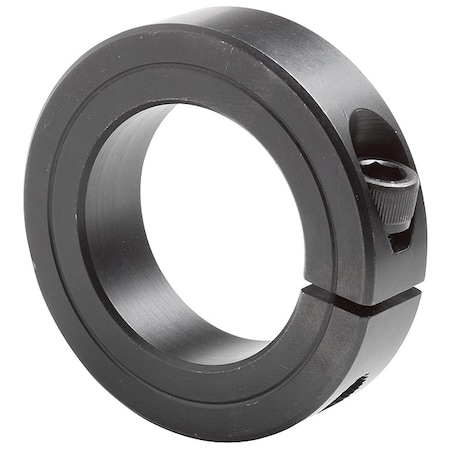 Shaft Collar, Clamp, 1Pc, 2-7/16 In, Steel MPN:1C-243