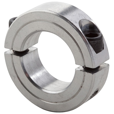 Shaft Collar, Clamp, 2Pc, 2-3/16 In, Alum MPN:2C-218-A