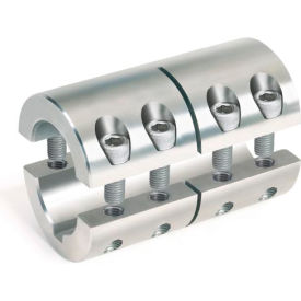 Metric Two-Piece Standard Clamping Couplings w/Keyway 20mm Stainless Steel 2MISCC-20-20SKW