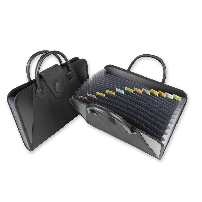 C-Line Expanding File With Handles, Letter Size, Black MPN:48211