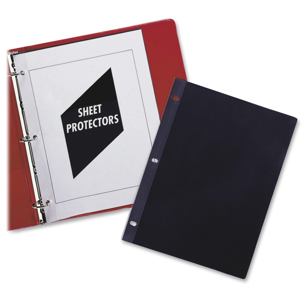C-Line Sheet Protectors - 2x Sheet Capacity - For Letter 8 1/2inx11in Sheet - 3x Holes - Rectangular - 00010 - 50/Pack MPN:00010