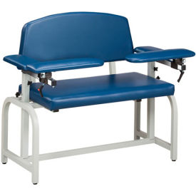 Clinton™ 66000 Lab X Series Extra-Wide Blood Drawing Chair with Padded Arms 66000
