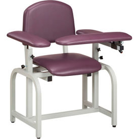 Clinton™ 66010 Lab X Series Standard Blood Drawing Chair with Padded Arms 66010