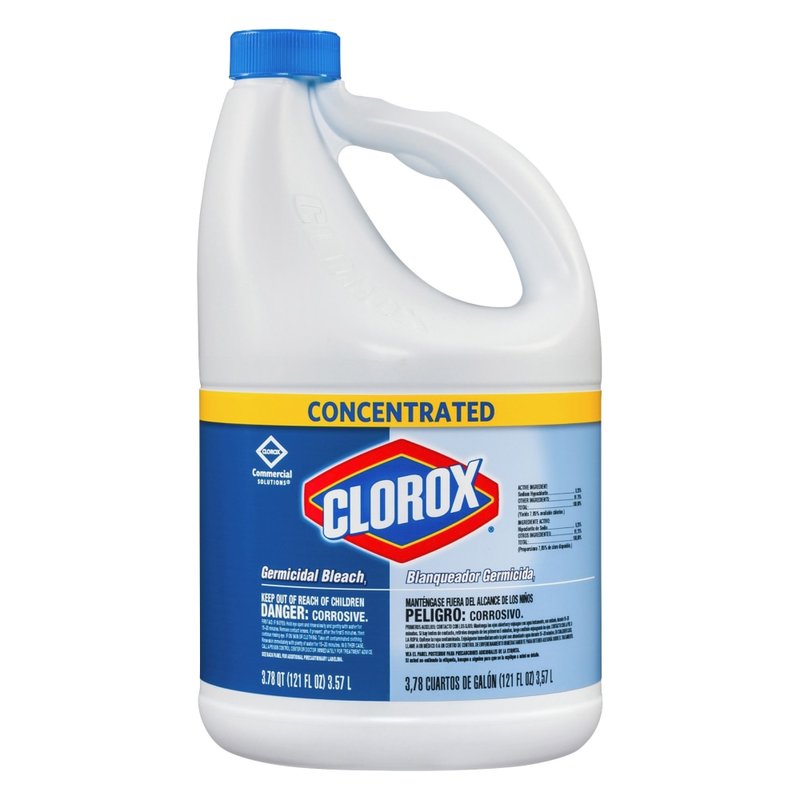 CloroxPro Clorox Germicidal Bleach, Concentrated, 121 Ounce Bottle Packaging May Vary MPN:30966EA