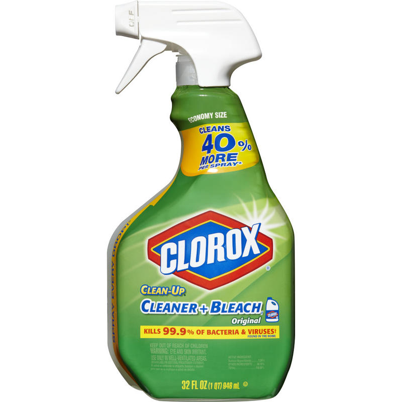 Clorox Clean-Up Multi-Surface Cleaner with Bleach, Rain Clean, Spray Bottle, 32 Fluid Ounces, Pack of 9 (30058) MPN:30197CT