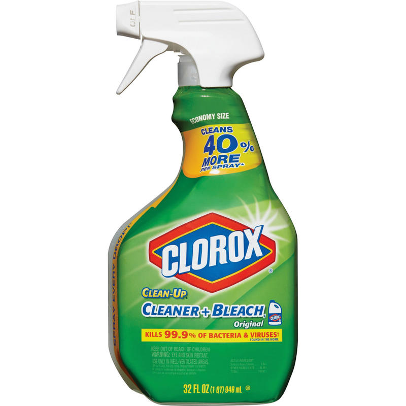 Clorox Clean-Up All Purpose Cleaner With Bleach Spray Bottle, 32 Oz, Pack Of 9 MPN:31221CT
