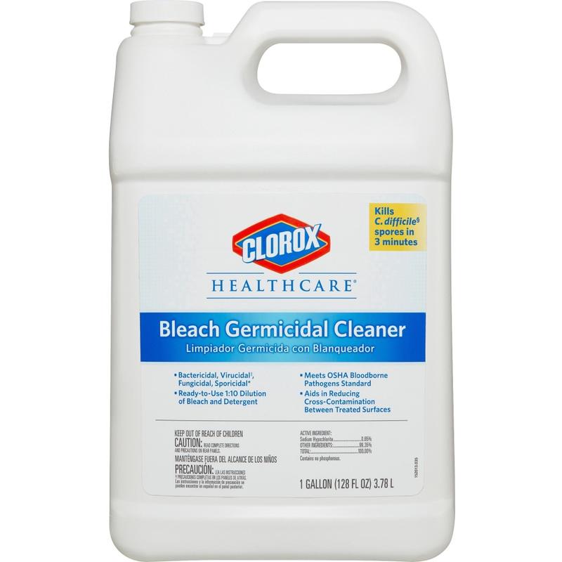 Clorox Healthcare Bleach Germicidal Cleaner Refill, 128 Ounces MPN:68978