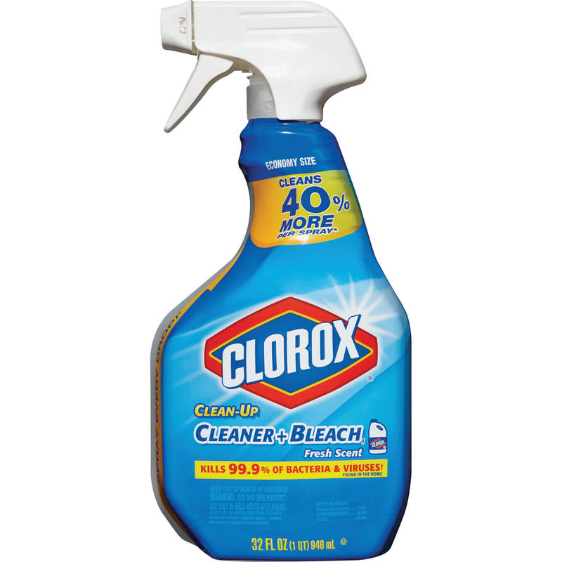 Clorox Clean-Up Multi-Surface Cleaner with Bleach, Rain Clean, Spray Bottle, 32 Fluid Ounces (30058) MPN:CLO30197