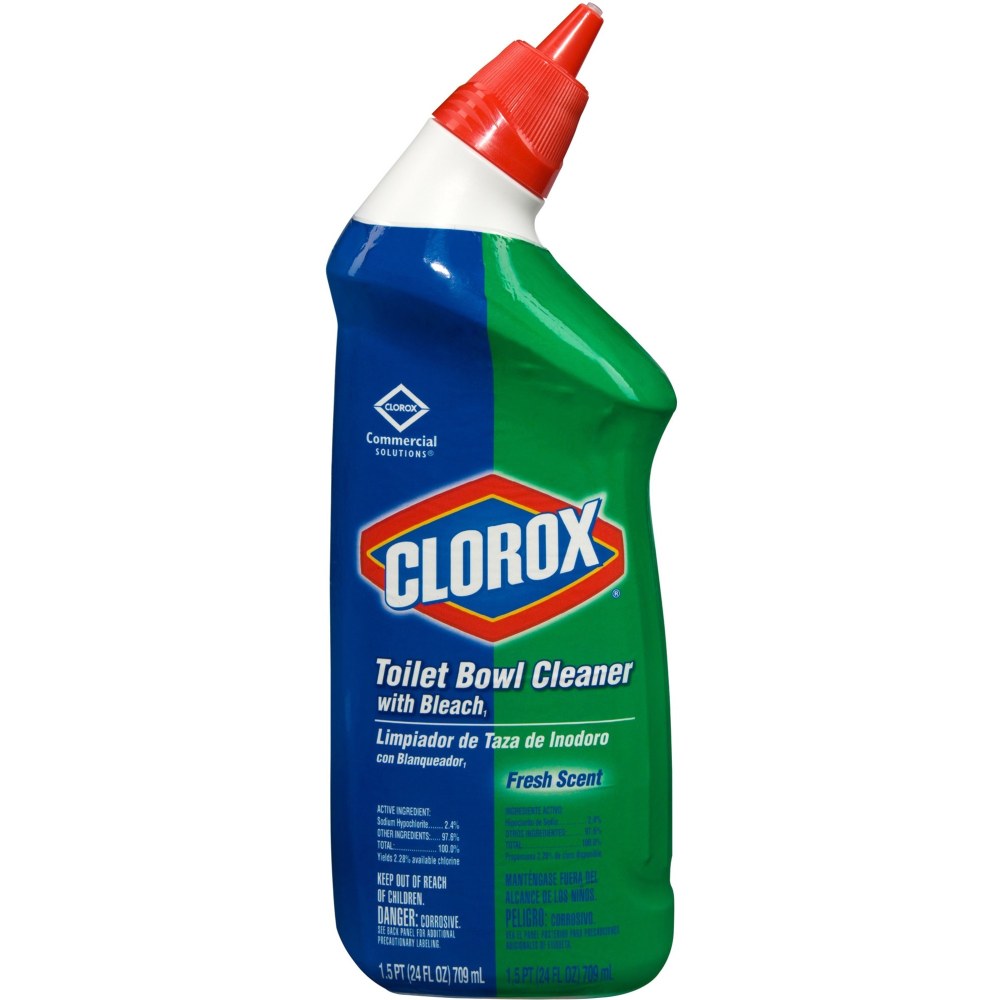 CloroxPro Toilet Bowl Cleaner WIth Bleach, 24 fl oz (0.8 quart), Fresh Scent, 30 / Bundle MPN:00031BD