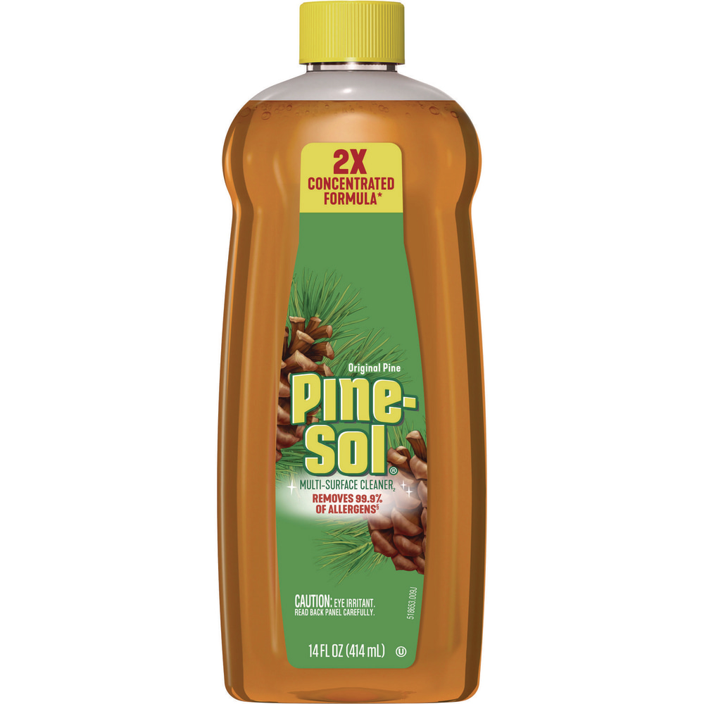 Pine-Sol Multi-Surface Cleaner Disinfectant Concentrated, Pine Scent, 14 oz Bottle MPN:60146EA