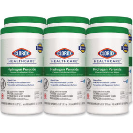 Clorox® Healthcare® Cleaner Disinfectant Wipes Unscented 155 Wipes/Pack 6 Pack/Carton 30825