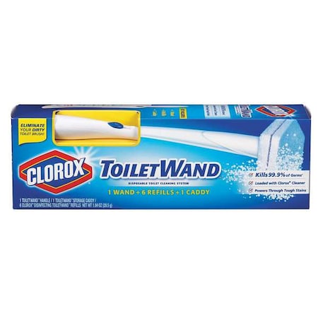 Toilet Wand Disposable Kit, 1lb, Box, PK6 MPN:03191