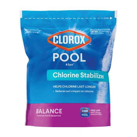 Chlorine Stabilizer, Granular, 4 lb. Size MPN:12004CLX