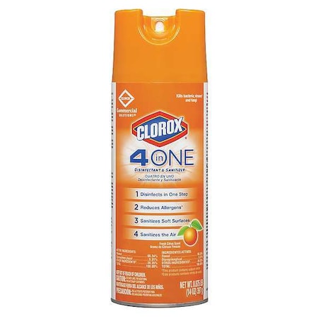 Disinfectant, 14 oz, Aerosol Can, Unscented, 12 PK MPN:31043