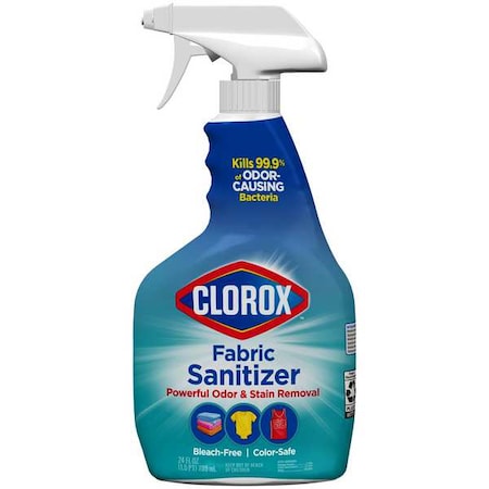 Fabric Sanitizer, Trigger Spray Bottle, Active Clean, Clear, 6 PK MPN:32150