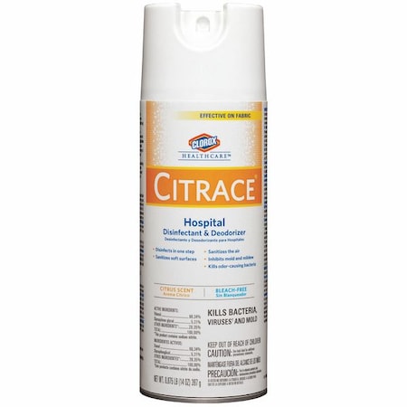 Germicidal Disinfectant Cleaner, 14 oz. Aerosol Can, Unscented, 12 PK MPN:49100