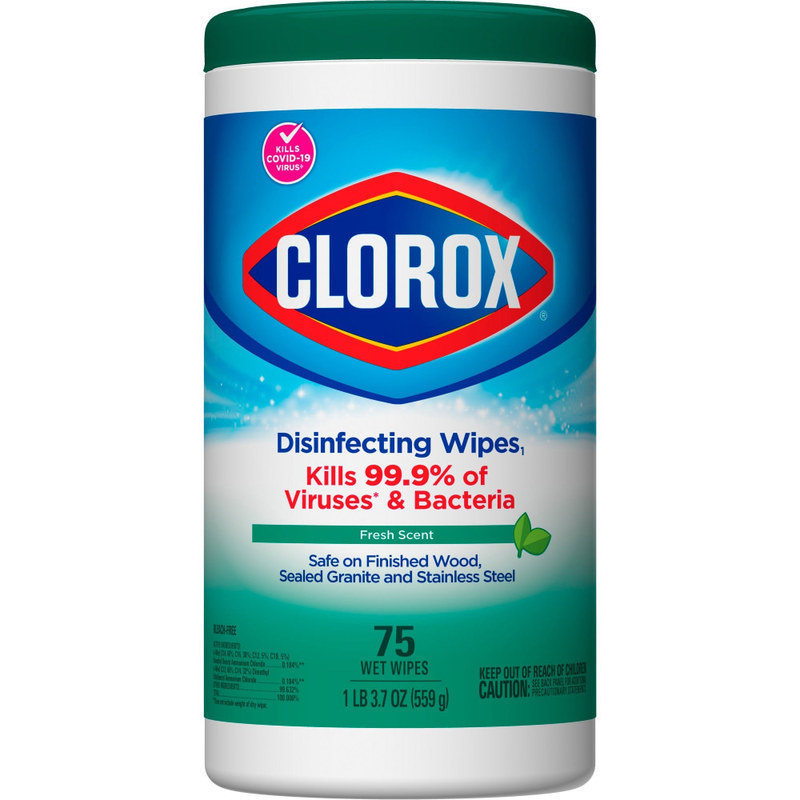 Clorox Disinfecting Wipes, Pack Of 75 Wipes, 01656BD MPN:01656BD
