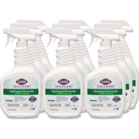 Clorox® Healthcare® Hydrogen Peroxide Disinfectant Cleaner 32 oz. Cap. Spray Bottle 9 Pk 30828