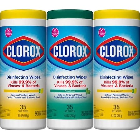 Disinfecting Wipes, 35 ct, Canister, PK15 MPN:30112