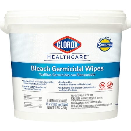 Germicidal Disinfecting Wipes, 12 x 12