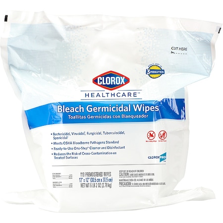 Germicidal Disinfecting Wipes, 12 x 12