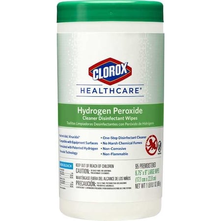 Disinfecting Wipes, Canister, White, PK6 MPN:30824