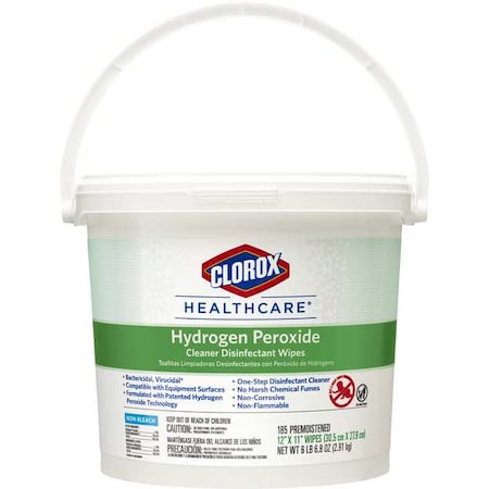 Disinfecting Wipes, 185 ct, Bucket, PK2 MPN:30826