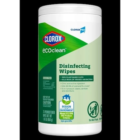 Disinfecting Wipes, 75 ct, Canister, PK6 MPN:60605