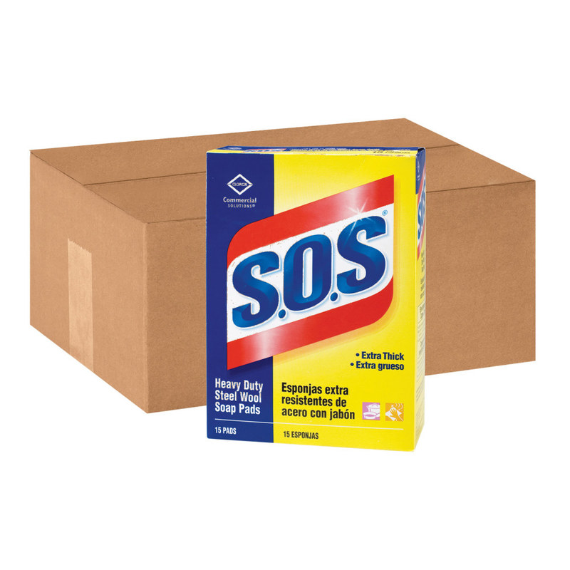 S.O.S. Soap Pads, Box Of 15 (Min Order Qty 10) MPN:88320