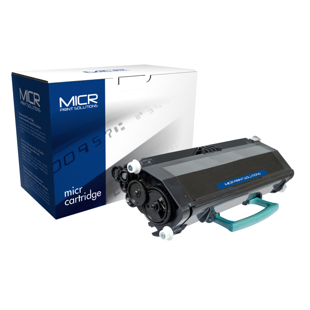 MICR Print Solutions Remanufactured Black MICR Toner Cartridge Replacement For Lexmark E260A11A 3500, MCR260M MPN:260M
