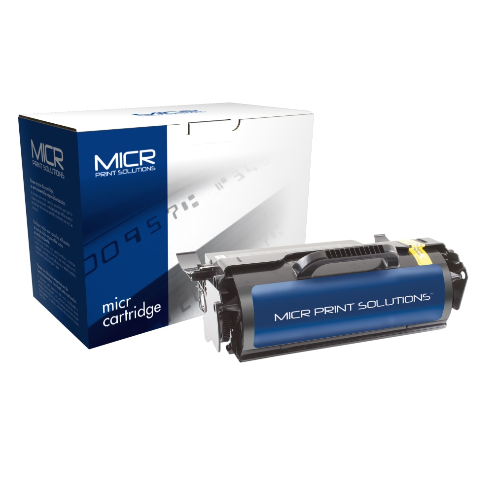 MICR Print Solutions Remanufactured Black MICR Toner Cartridge Replacement For Lexmark T650H21A, MCR650M MPN:MCR650M