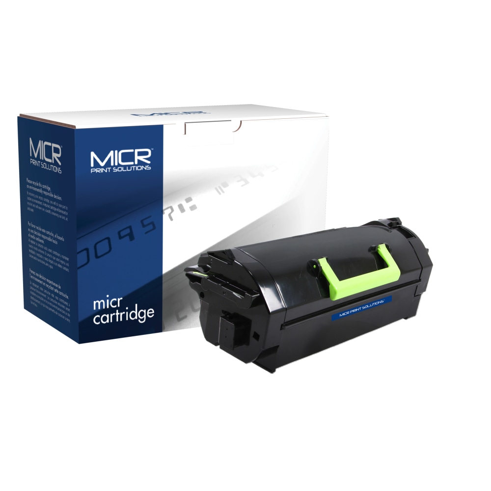 MICR Print Solutions Black High Yield MICR Toner Cartridge Replacement For Lexmark MS710, MCR710M MPN:MCR710M