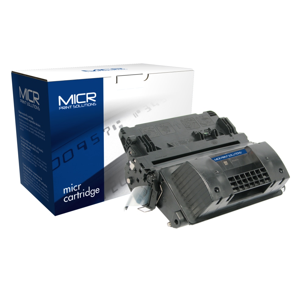 MICR Print Solutions Black High Yield MICR Toner Cartridge Replacement For HP90X, CE390X, MCR90XM MPN:MCR90XM