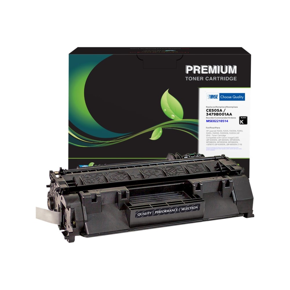 MSE - Black - compatible - remanufactured - toner cartridge (alternative for: HP 05A) - for HP LaserJet P2035, P2035n, P2055, P2055d, P2055dn, P2055x MPN:MSE02210514